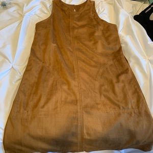 Suede dress